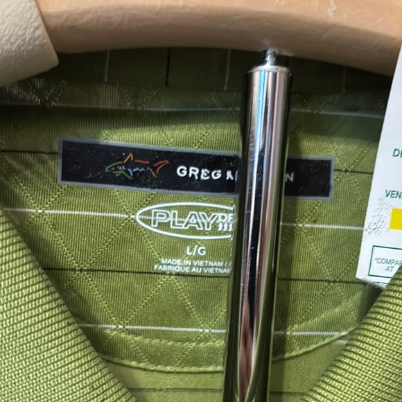 Greg Norman Collection Green Polo Shirt with Moisture-Wicking Fabric - Picture 7 of 8